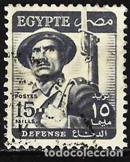 Sellos: Egipto 1953 - Mi 401 - YT 316 - Soldado