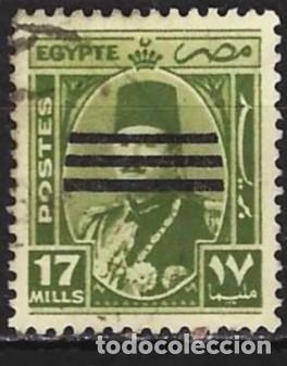 Sellos: Egipto 1953 - Mi 423 - YT 336 A - El rey Farouk