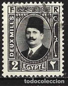 Sellos: Egipto 1927 - Mi 120 - YT 119 - El rey Fuad I