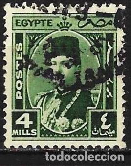 Sellos: Egipto 1945 - Mi 271 - YT 226 - El rey Faruk