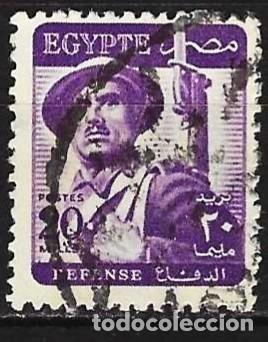 Sellos: Egipto 1953 - Mi 43 - YT 318 - Soldado