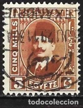 Sellos: Egipto 1927 - Mi 125a - YT 122 - El rey Fuad
