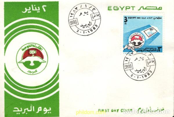 Sellos: 714724 MNH EGIPTO 1983 DIA DEL CORREO