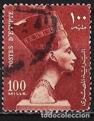 Sellos: Egipto 1953 - Mi 408 - YT 323 - La reina Nefertiti