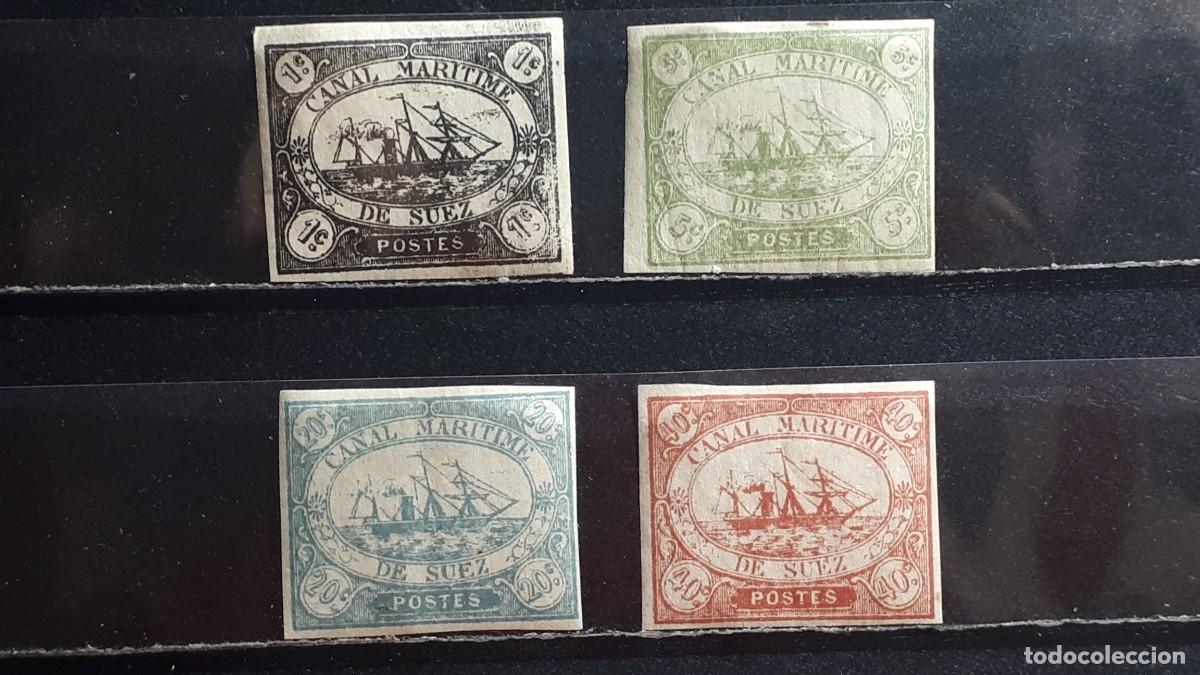 Sellos: EGIPTO. CANAL. 1868.**. YVERT 1/4
