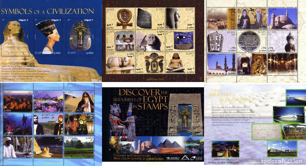 Sellos: 158104 MNH EGIPTO 2004 TESOROS DE EGIPTO