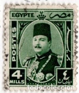 Stamps: Egipto. Rey Farouk 1945. YT-226. Usado