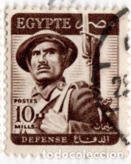 Stamps: Egipto. Soldado 1953-56. YT-315. Usado