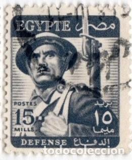 Stamps: Egipto. Soldado 1953-56. YT-316. Usado