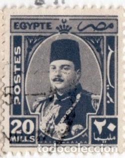 Stamps: Egipto. Rey Farouk 1944. YT-231. Usado
