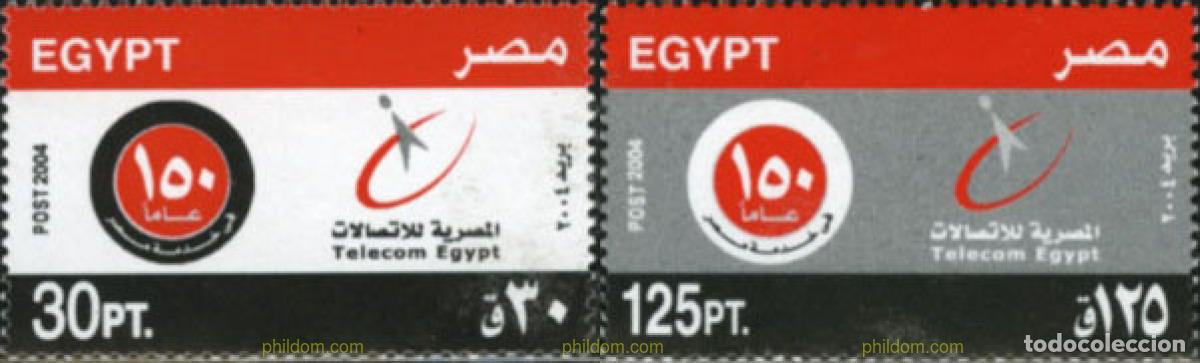 Selos: 180850 MNH EGIPTO 2004 TELECOMUNICACIONES