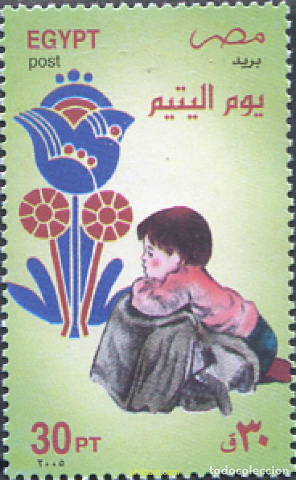 Selos: 200761 MNH EGIPTO 2005 DIA DEL HUERFANO