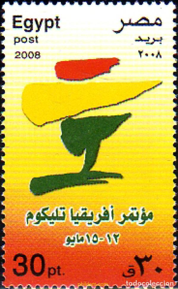 Briefmarken: 238818 MNH EGIPTO 2008 TELECOM AFRICA 2008
