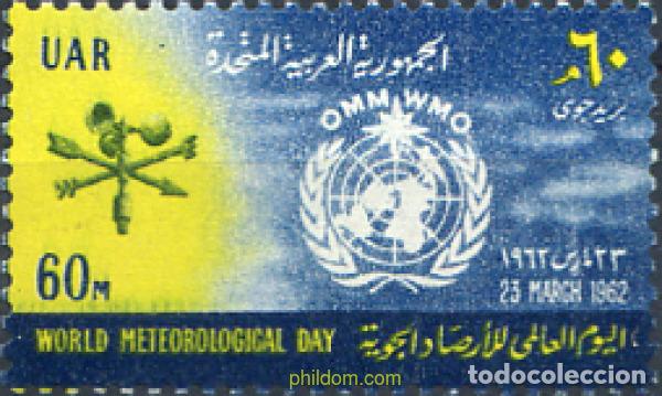 Briefmarken: 672474 HINGED EGIPTO 1962 DIA MUNDIAL DE LA METEOROLOGIA