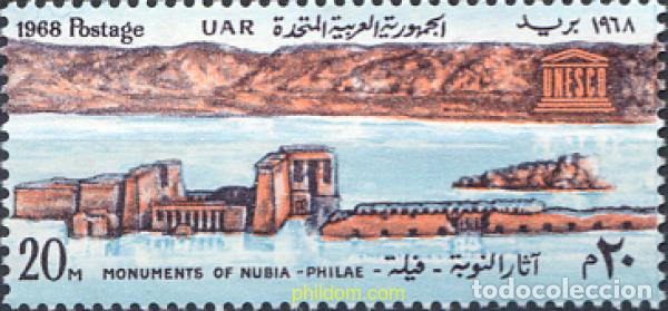 Timbres: 368074 MNH EGIPTO 1968 MONUMENTOS DEL NUBIA