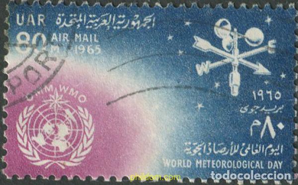 Francobolli: 707165 USED EGIPTO 1965 DIA MUNDIAL DE LA METEOROLOGIA
