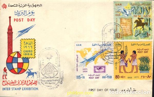Selos: 731713 MNH EGIPTO 1966 DIA DEL CORREO