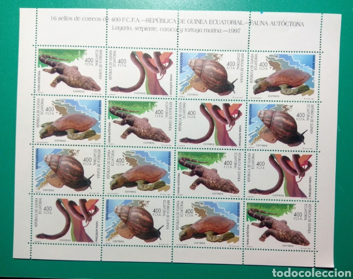 Sellos: 1998. Guinea Ecuatorial. MH 4 series. Fauna. - Foto 1 - 166204518