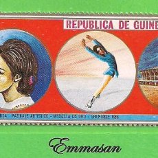 Sellos: GUINEA ECUATORIAL - MICHEL 28 - YVERT 17-B - JUEGOS OLÍMPICOS DE INVIERNO. (1972).. Lote 206926452