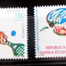 Sellos: REP. DE GUINEA ECUATORIAL - 1991 - EDIFIL 133/134 ** - JUEGOS OLÍMPICOS BARCELONA 92. Lote 390420829