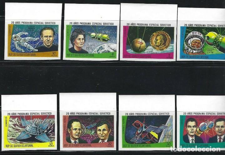 Briefmarken: GUINEA ECUATORIAL 1978 1481/88 PROGRAMA ESPACIAL SOVIETICO CORREO AEREO