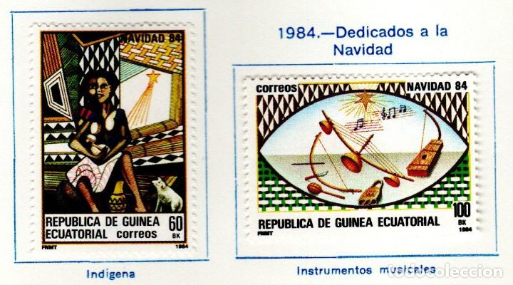 Selos: Guinea Ecuatorial. Navidad. 1985. YT197E/197F. Serie completa. Nuevos