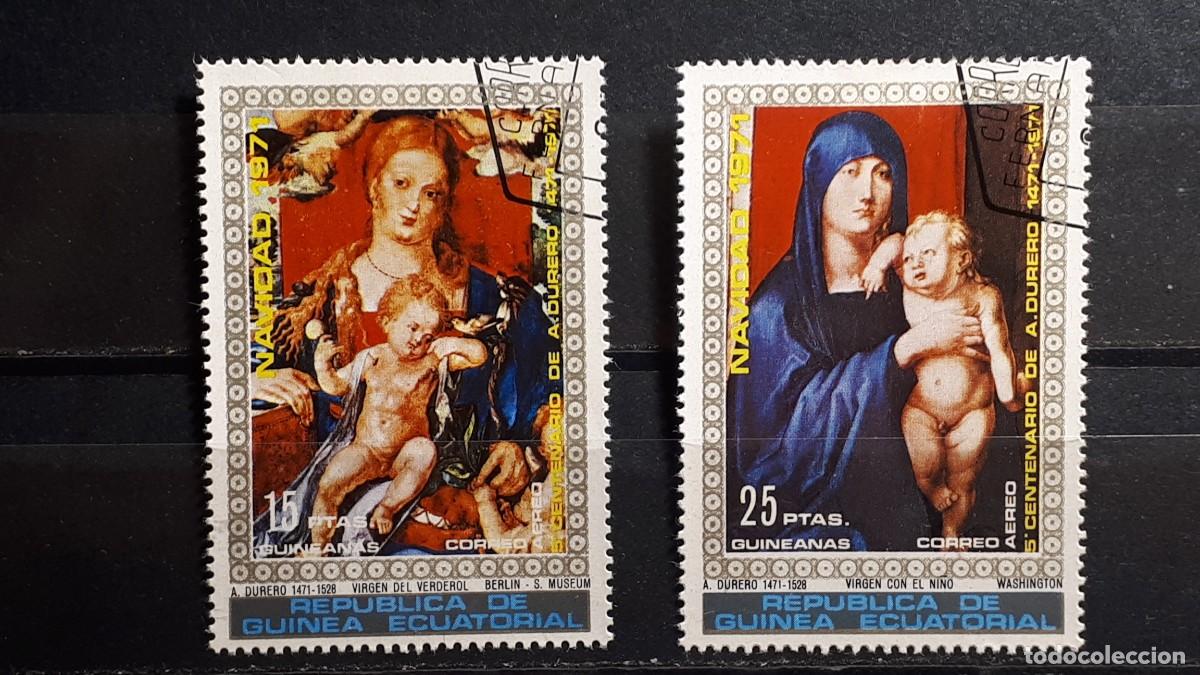Sellos: GUINEA ECUATORIAL. A&Ntilde;O 1971.&deg;. YVERT A&eacute;reo 2