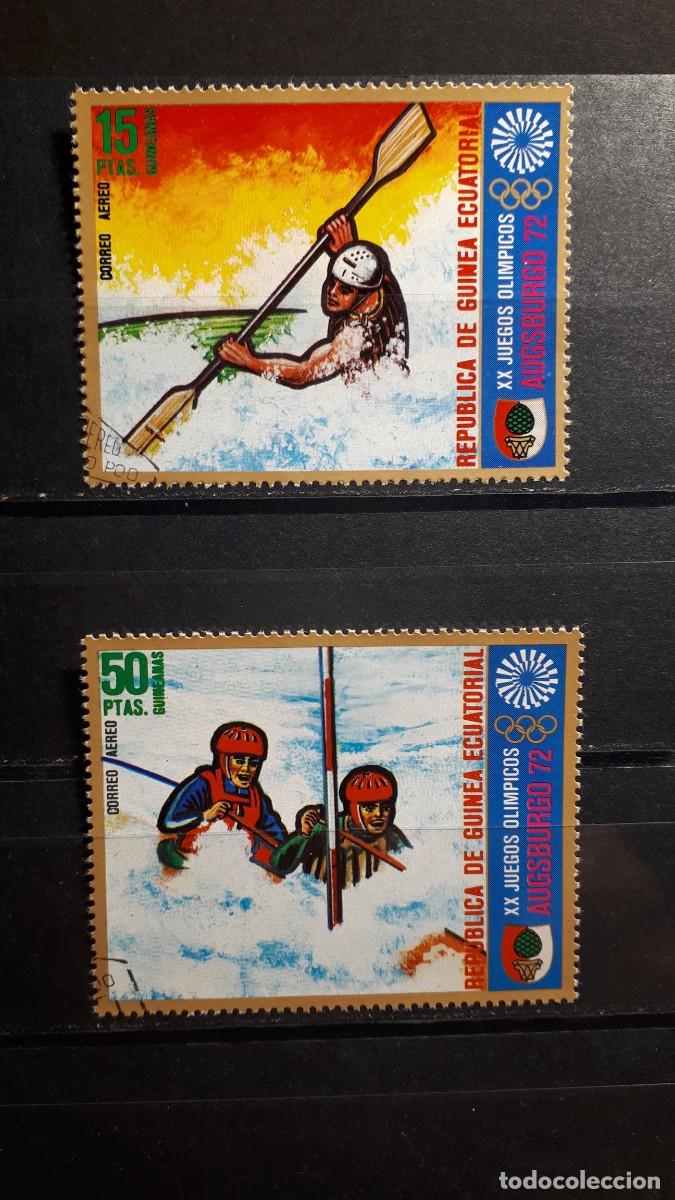 Sellos: GUINEA ECUATORIAL. A&Ntilde;O 1972.&deg;. YVERT A&eacute;reo 5