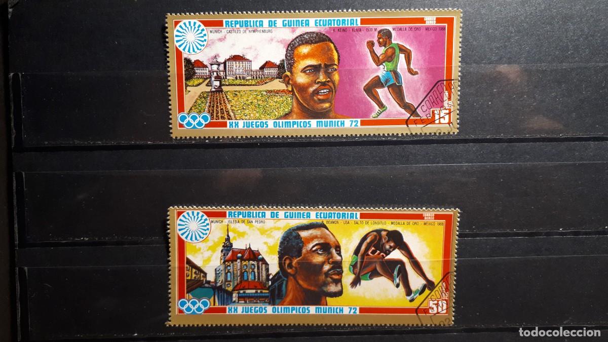 Sellos: GUINEA ECUATORIAL. A&Ntilde;O 1972.&deg;. YVERT A&eacute;reo 7