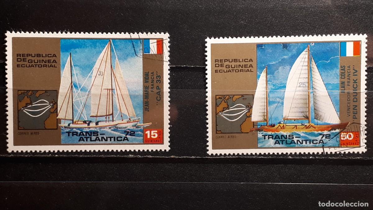 Sellos: GUINEA ECUATORIAL. A&Ntilde;O 1972.&deg;. YVERT A&eacute;reo 13