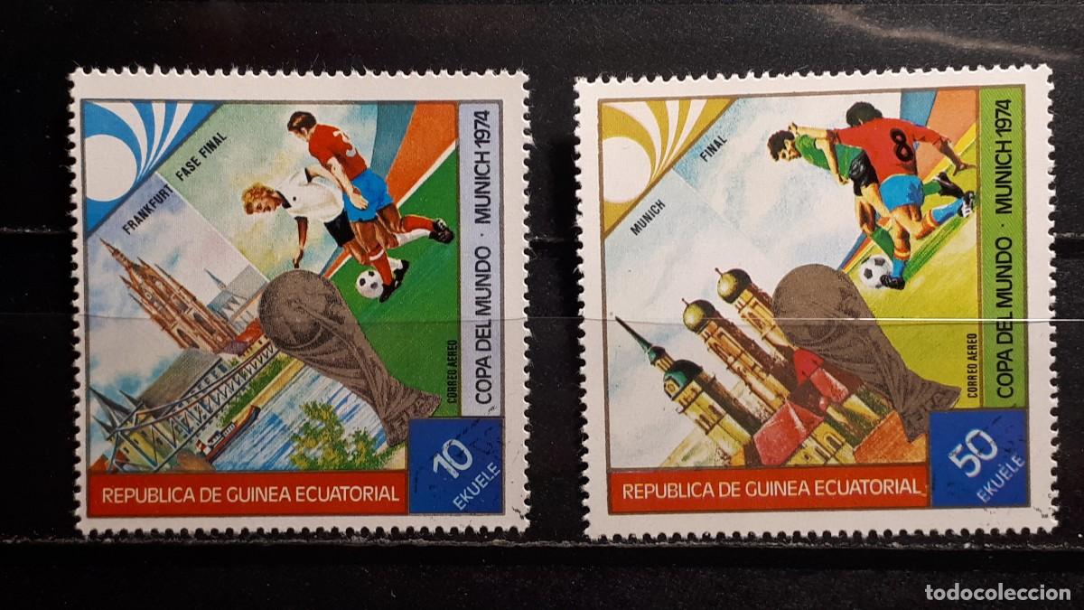Sellos: GUINEA ECUATORIAL. A&Ntilde;O 1974.&deg;. YVERT A&eacute;reo 27