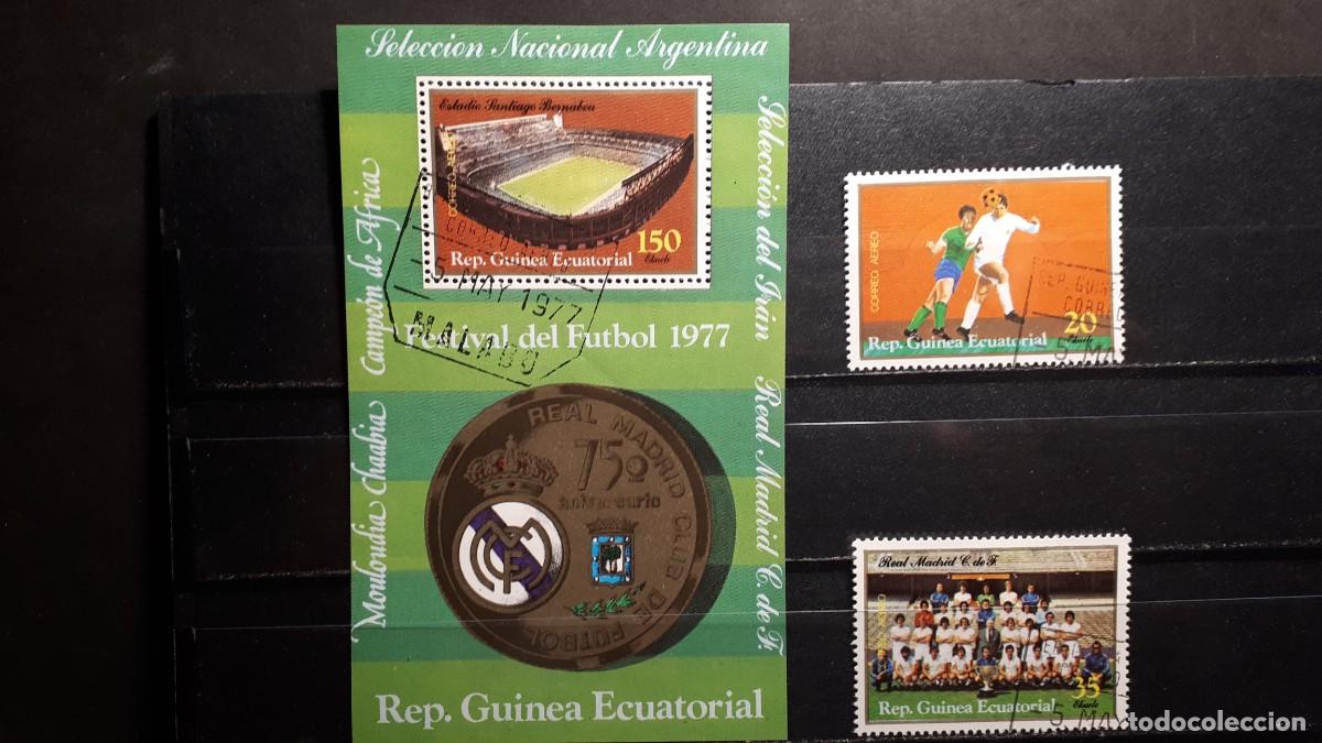 Sellos: GUINEA ECUATORIAL. A&Ntilde;O 1977. &deg;. YVERT A&eacute;reo 87