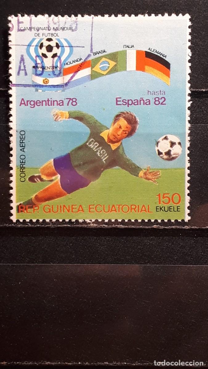 Sellos: GUINEA ECUATORIAL. A&Ntilde;O 1978. &deg;. YVERT A&eacute;reo 104