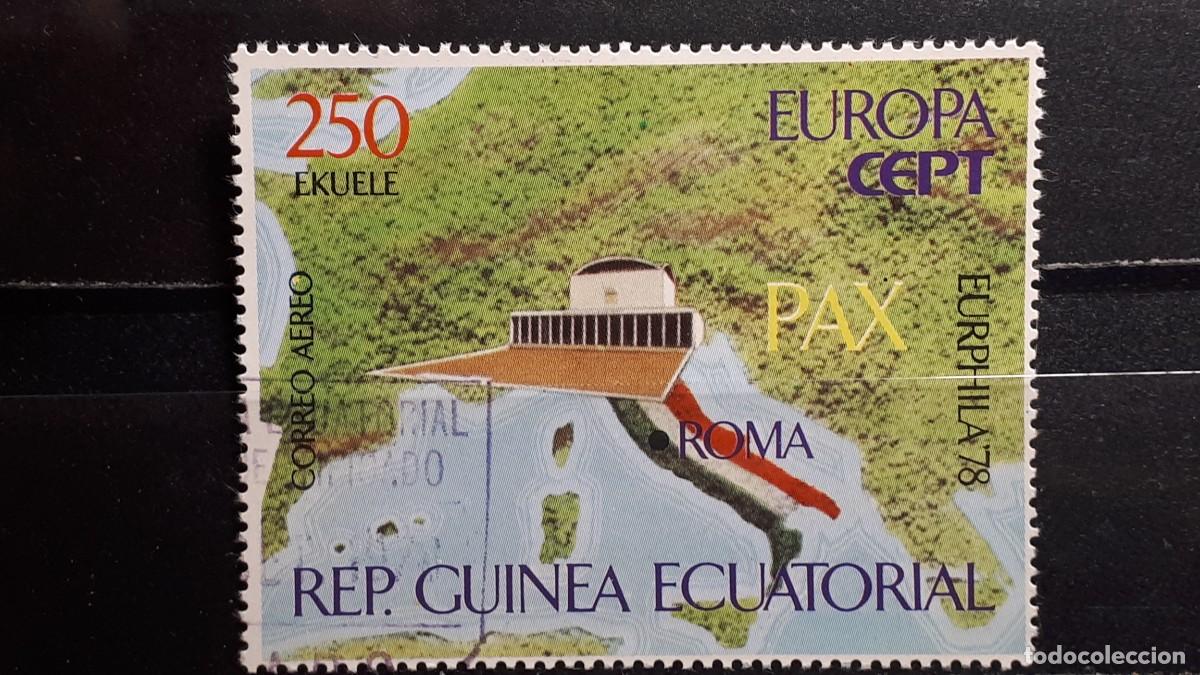 Sellos: GUINEA ECUATORIAL. A&Ntilde;O 1978. &deg;. YVERT A&eacute;reo 110