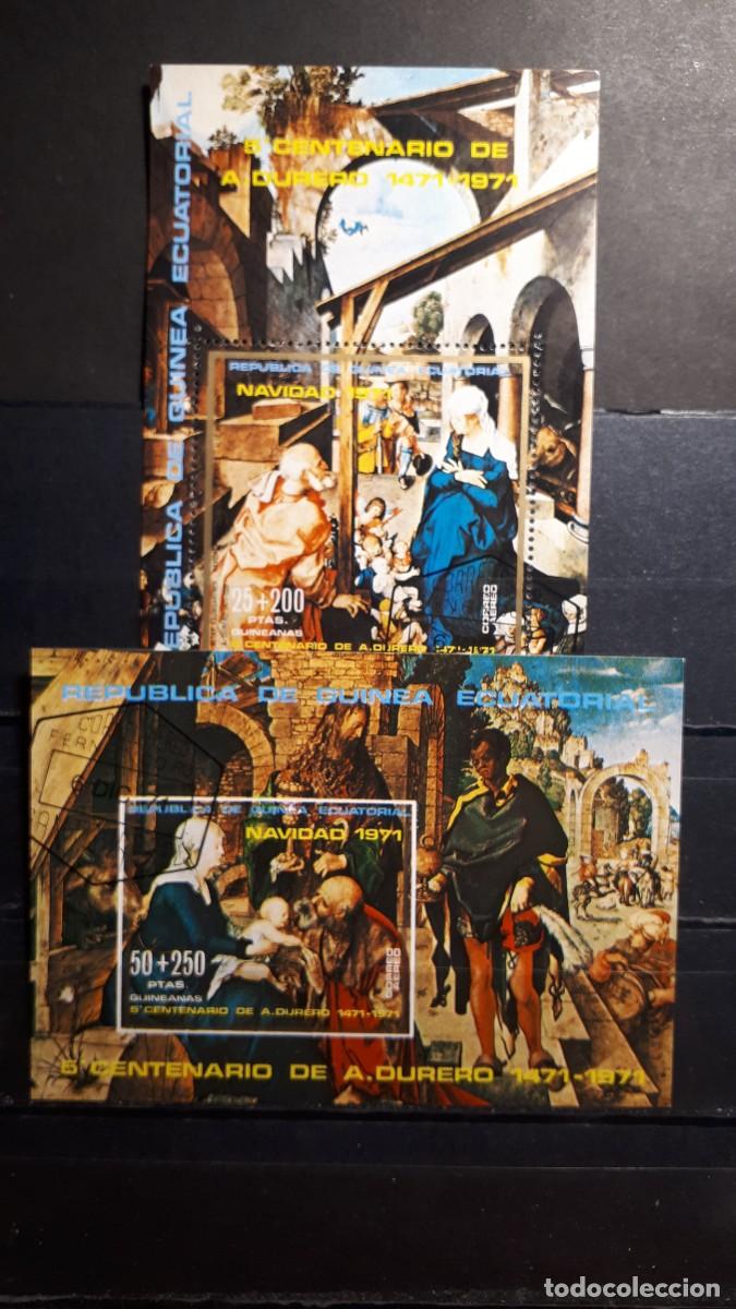 Sellos: GUINEA ECUATORIAL. A&Ntilde;O 1971.&deg;. YVERT HOJA BLOQUE