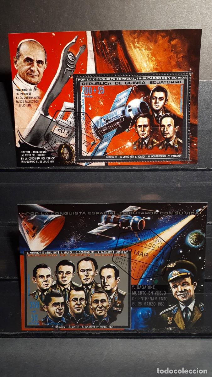 Sellos: GUINEA ECUATORIAL. A&Ntilde;O 1972.&deg;. YVERT HOJAS BLOQUE