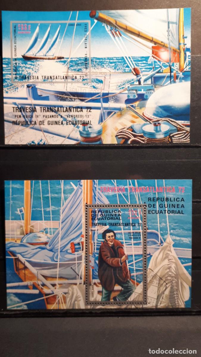 Sellos: GUINEA ECUATORIAL. A&Ntilde;O 1972.&deg;. YVERT HOJAS BLOQUE
