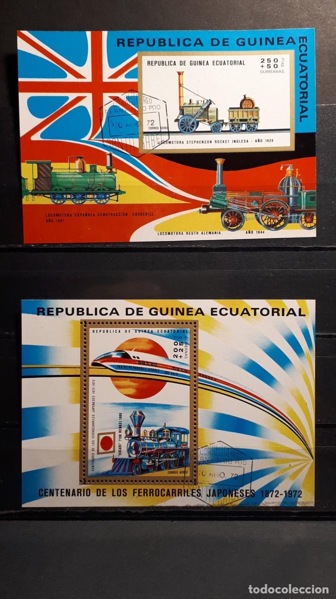 Sellos: GUINEA ECUATORIAL. A&Ntilde;O 1972.&deg;. YVERT HOJAS BLOQUE