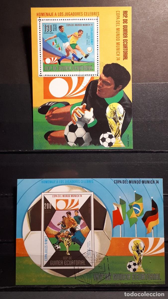 Sellos: GUINEA ECUATORIAL. A&Ntilde;O 1973.&deg;. YVERT HOJAS BLOQUE