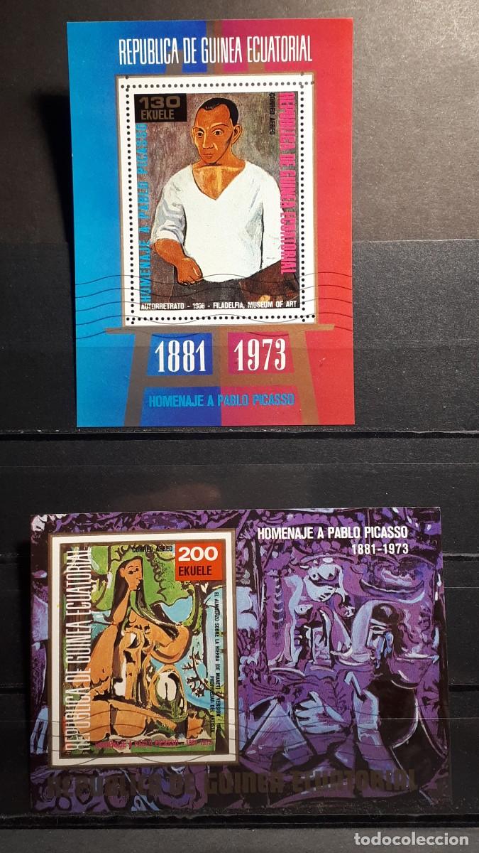 Sellos: GUINEA ECUATORIAL. A&Ntilde;O 1973.&deg;. YVERT HOJAS BLOQUE