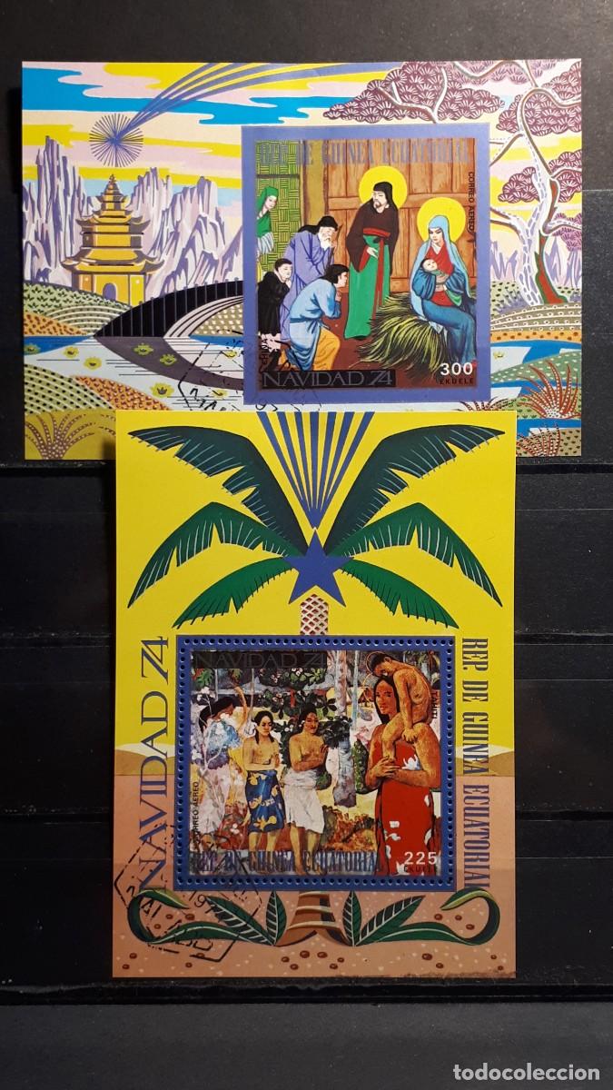 Sellos: GUINEA ECUATORIAL. A&Ntilde;O 1974.&deg;. HOJA BLOQUE
