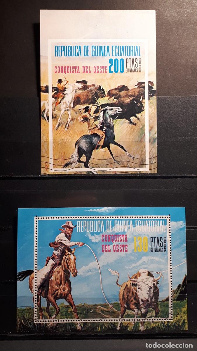 Sellos: GUINEA ECUATORIAL. A&Ntilde;O 1974.&deg;. HOJA BLOQUE