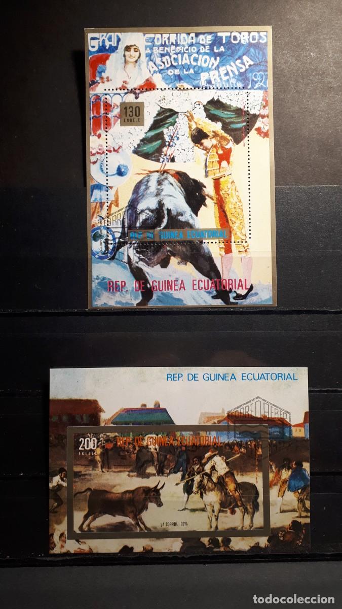 Sellos: GUINEA ECUATORIAL. A&Ntilde;O 1975.&deg;. HOJAS BLOQUE