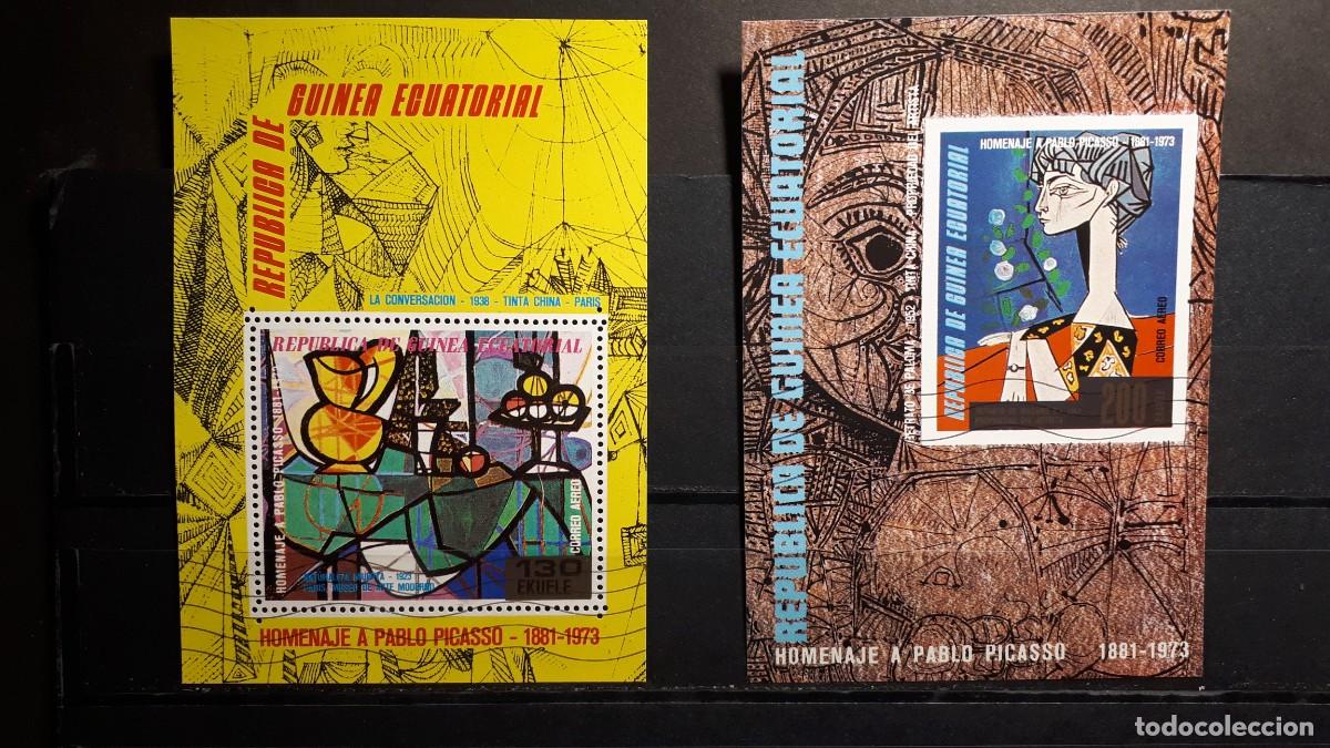 Sellos: GUINEA ECUATORIAL. A&Ntilde;O 1975.&deg;. HOJAS BLOQUE