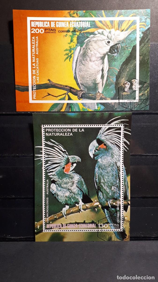 Sellos: GUINEA ECUATORIAL. A&Ntilde;O 1975.&deg;. HOJAS BLOQUE