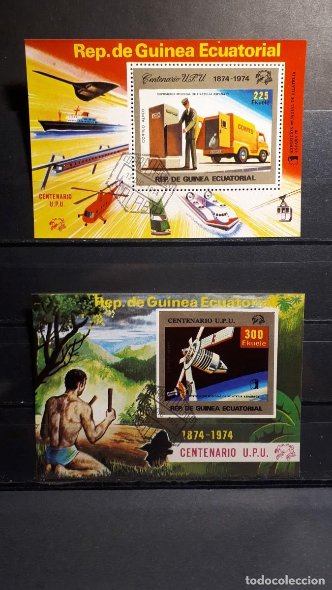 Sellos: GUINEA ECUATORIAL. A&Ntilde;O 1975.&deg;. HOJAS BLOQUE