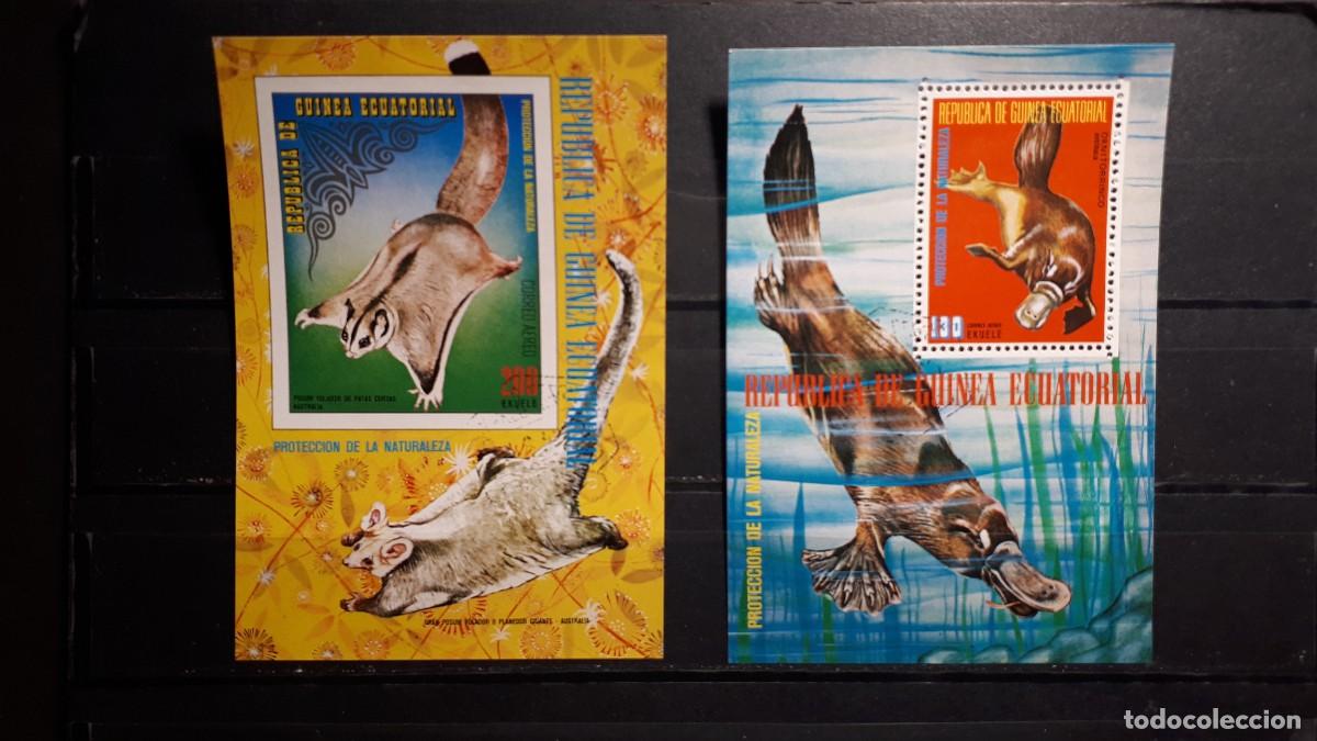 Sellos: GUINEA ECUATORIAL. A&Ntilde;O 1975.&deg;. HOJAS BLOQUE