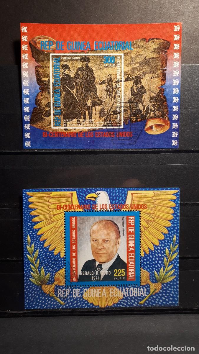 Sellos: GUINEA ECUATORIAL. A&Ntilde;O 1976.&deg;. HOJAS BLOQUE