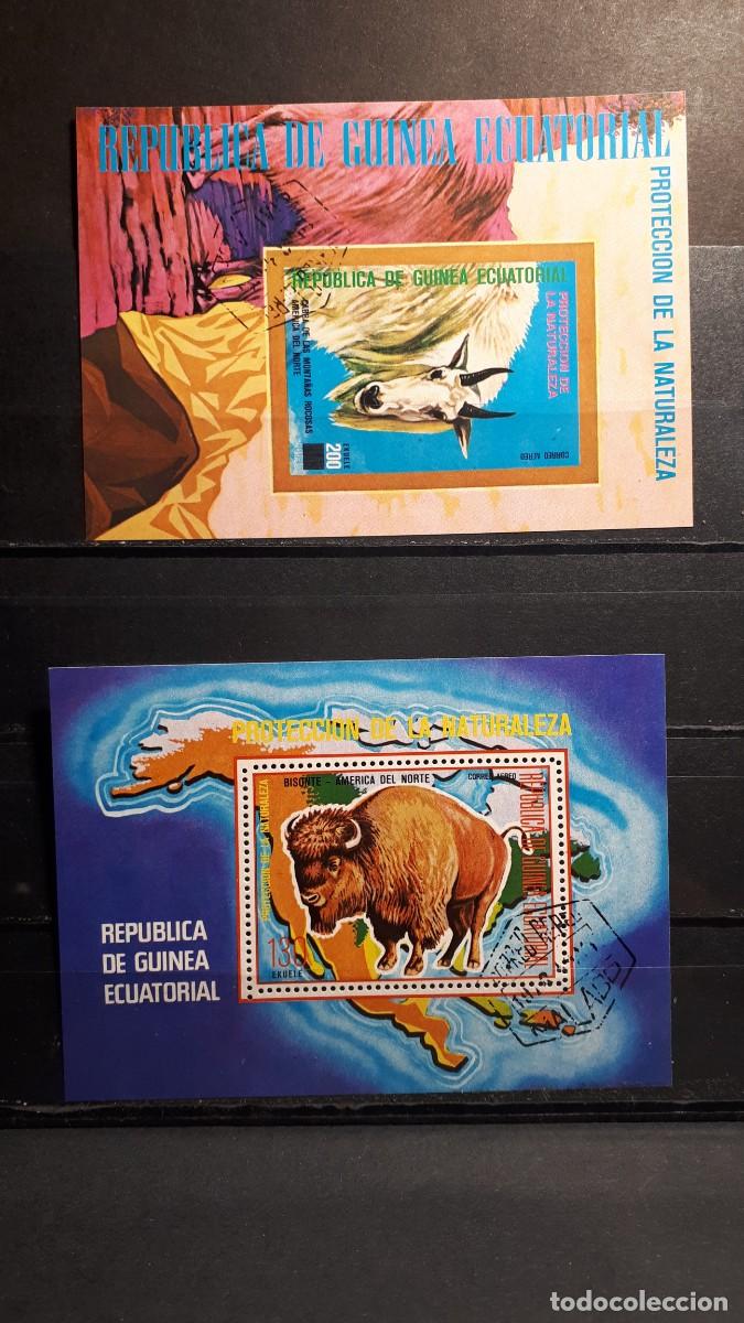 Sellos: GUINEA ECUATORIAL. A&Ntilde;O 1977.&deg;. HOJAS BLOQUE