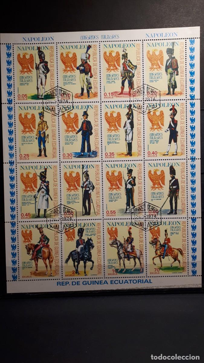 Sellos: GUINEA ECUATORIAL. A&Ntilde;O 1977. &deg;. MINIPLIEGO